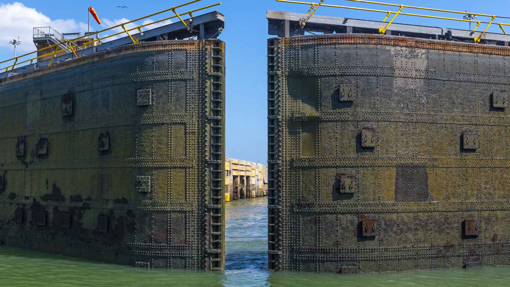 La cerradura Miraflores del canal de Panamá