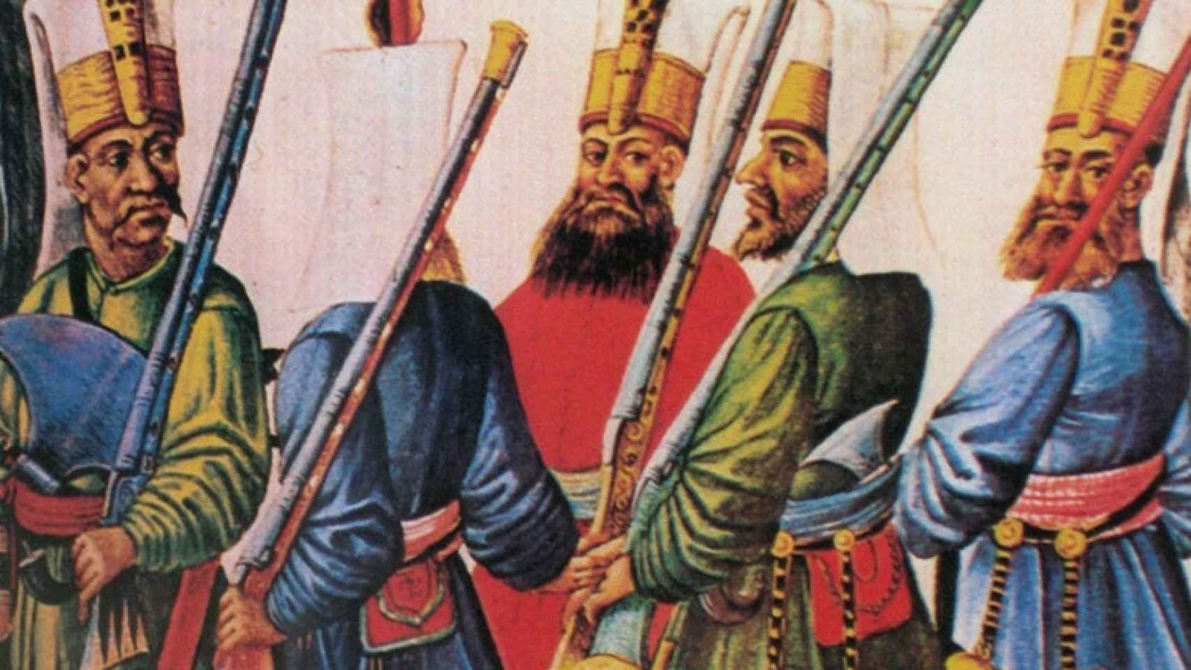 Los temidos jenízaros, soldados de élite del ejército otomano