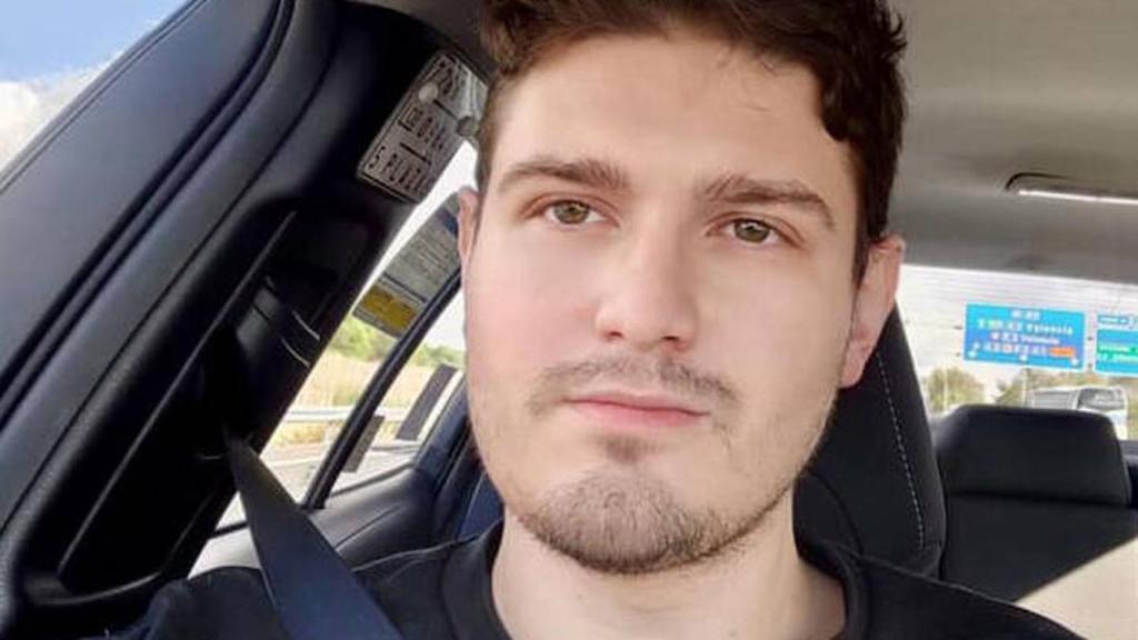 Nikita Chibrin, a su llegada a Madrid desde Barajas