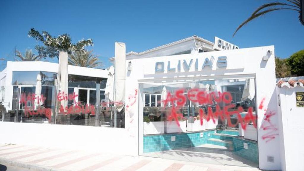 Pintadas en el restaurante Olivia´s.