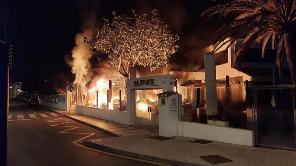 Incendio Olivia´s Cala.