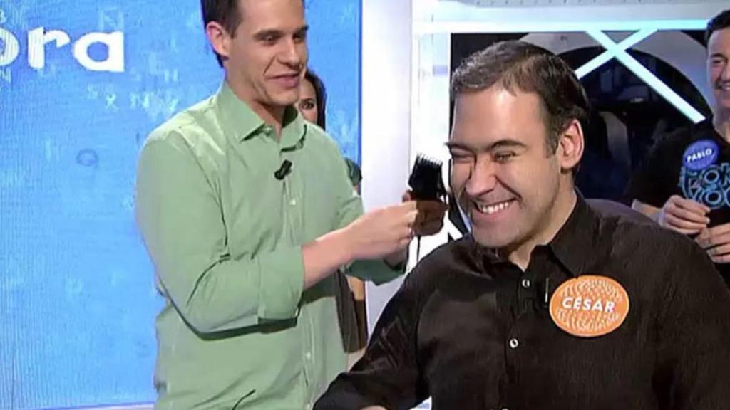 César Garrido se tuvo que cortar el pelo nada más ganar Pasapalabra.