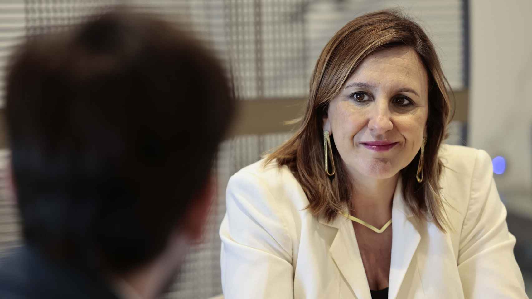María José Catalá, durante la entrevista.