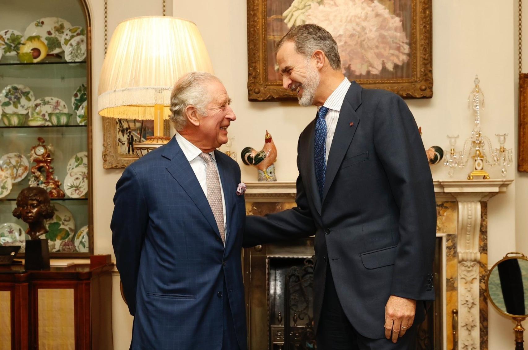 Carlos III y Felipe VI, en una reunión el pasado mes de septiembre
