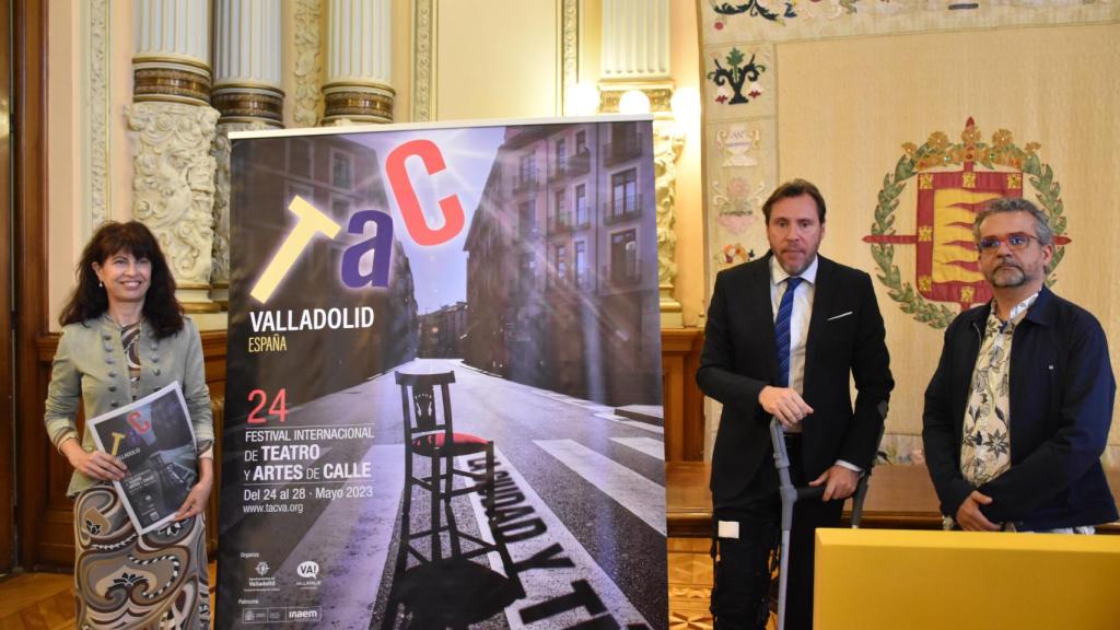 Presentación de la 24 edición del TAC, con la presencia de Óscar Puente, Ana Redondo y Juan Herrero