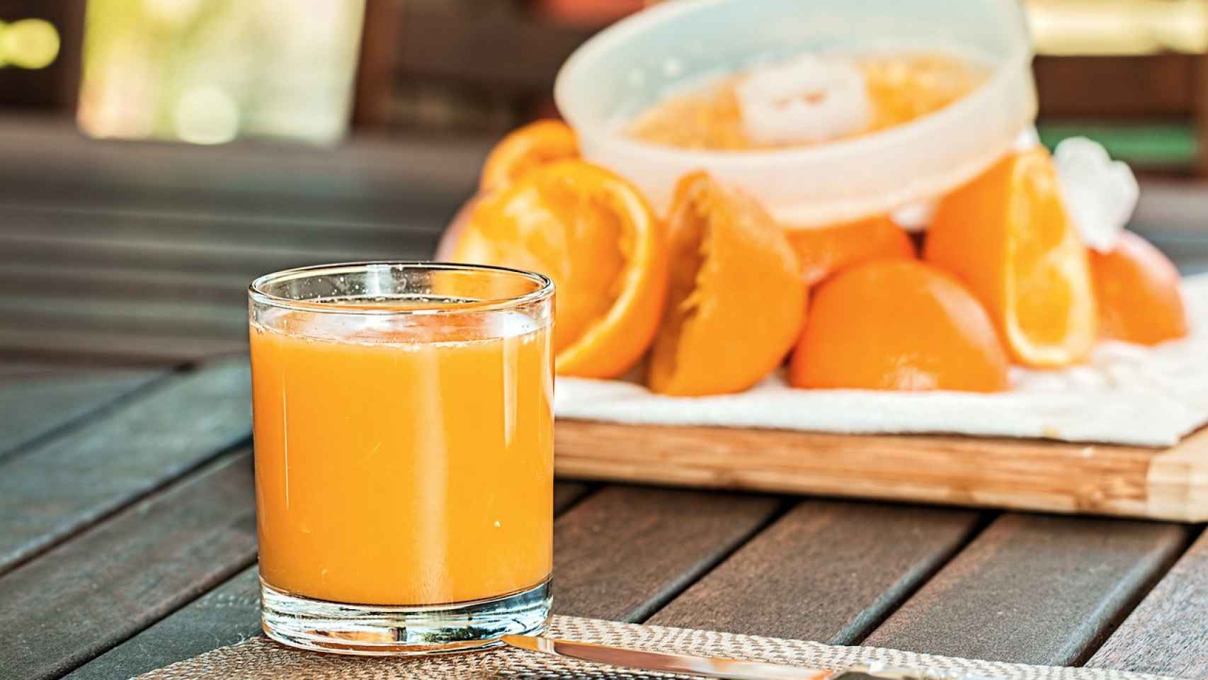 El subproducto del zumo de naranja contiene fibra y polifenoles.