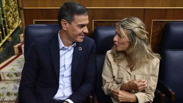 Pedro Sánchez y Yolanda Díaz, en el Congreso de los Diputados, en una imagen de archivo.