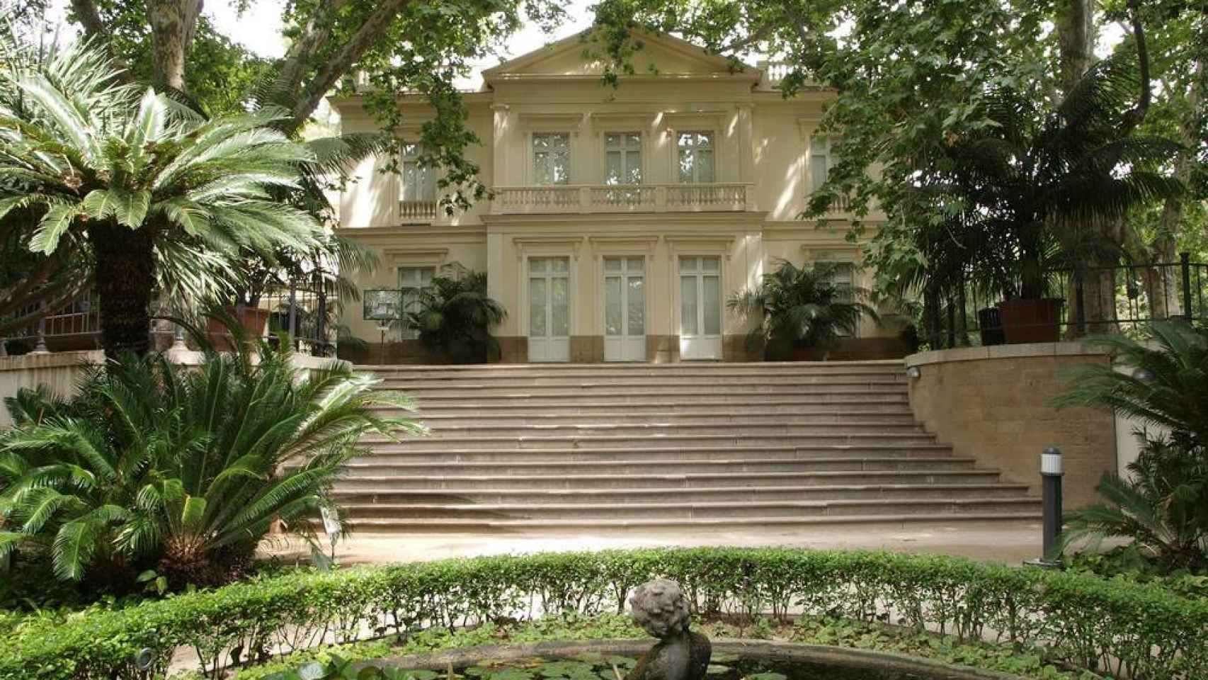 Imagen de la Casa-Palacio del Jardín de la Concepción de Málaga.