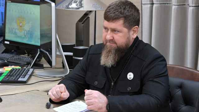 El jefe de la República de Chechenia, Ramzan Kadyrov, en Moscú.
