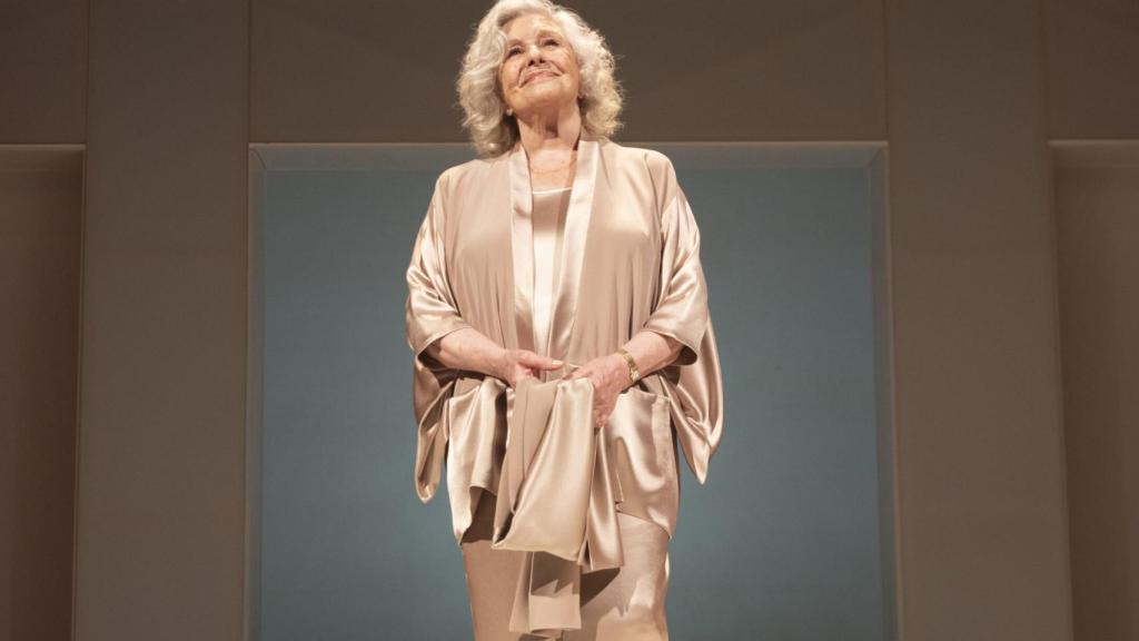 La actriz Lola Herrera en el Teatre Goya de Barcelona.
