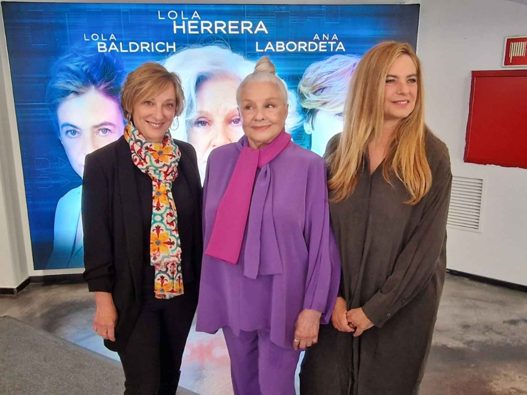 Lola Herrera, Ana Labordeta y Lola Baldrich.