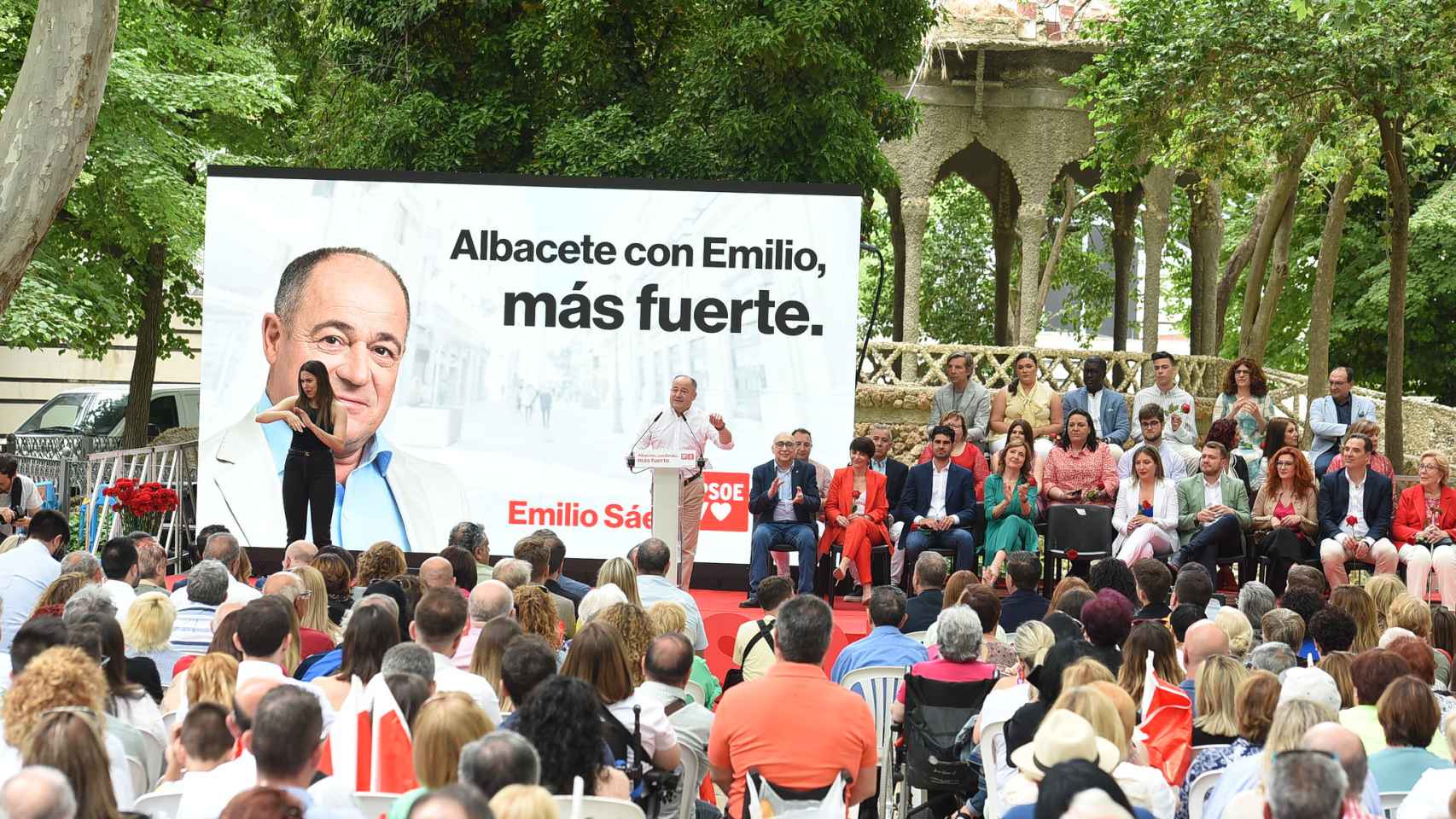 Emilio Sáez durante su intervención.