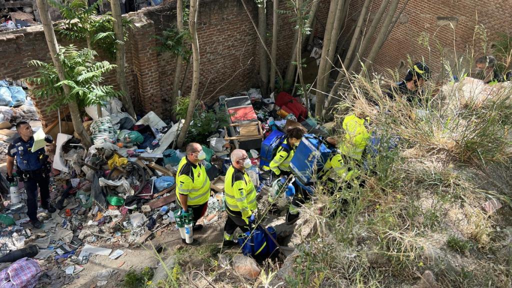 Los servicios de emergencia en el lugar de los hechos.