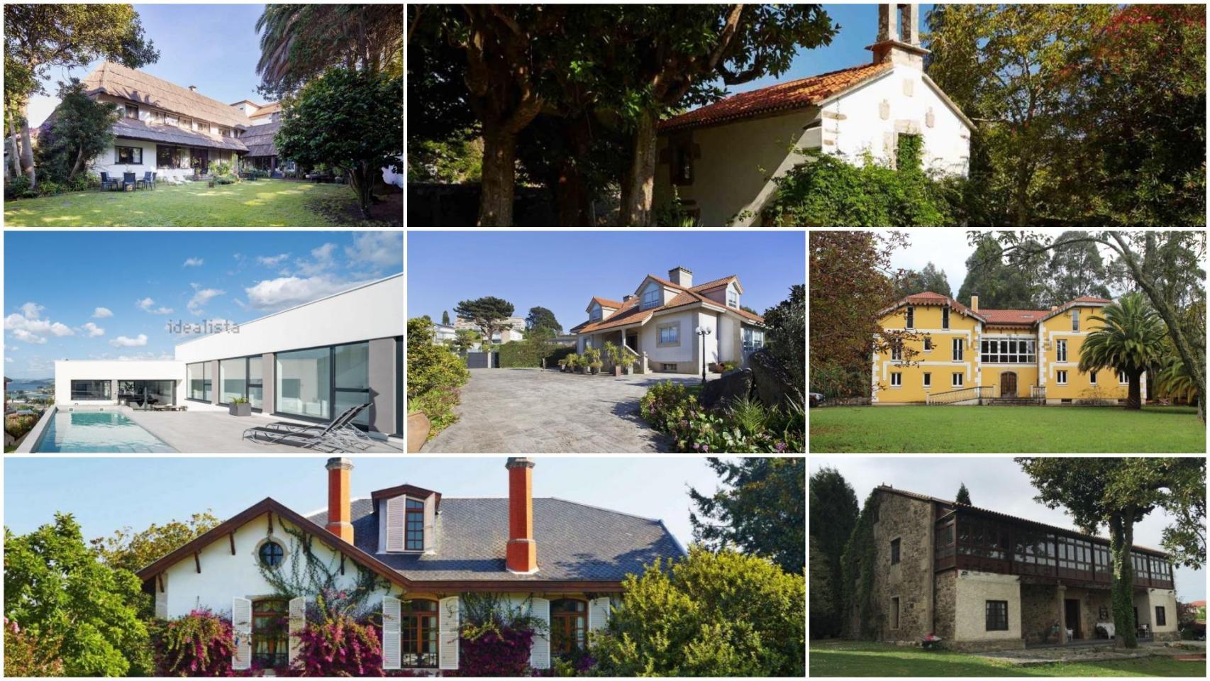 Siete mansiones de ensueño a la venta en A Coruña y sus alrededores