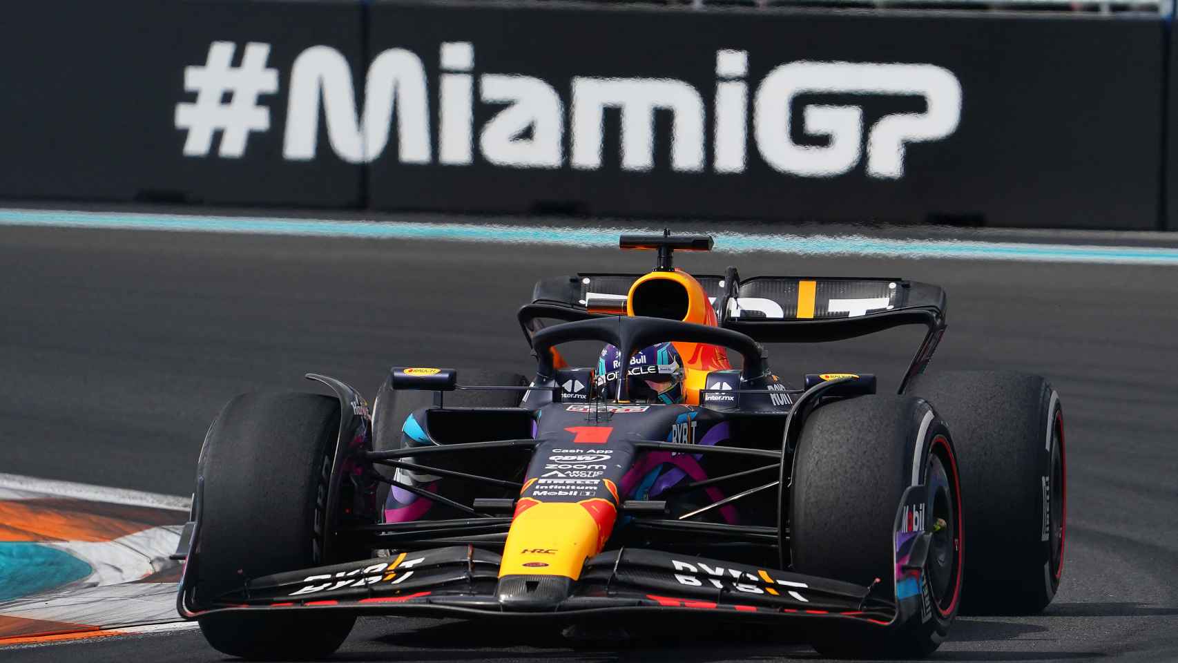 Max Verstappen, durante el GP de Miami