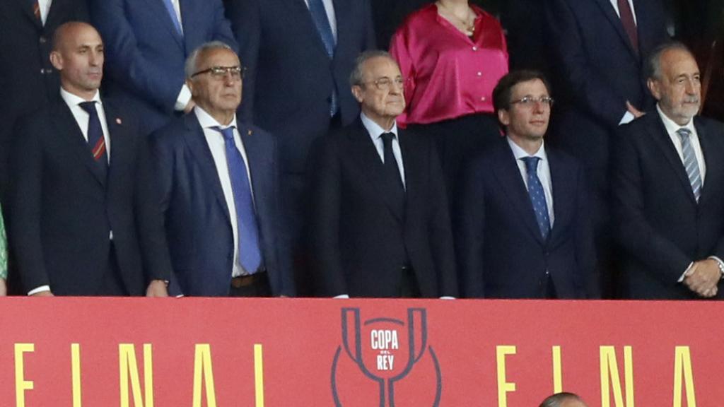 Palco en La Cartuja (Sevilla) durante la final de la Copa del Rey