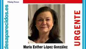 María Esther López, desaparecida en Gijón.