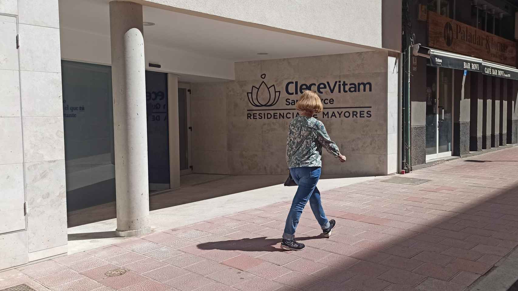 Fachada de la nueva residencia de Clece Vitam que recupera para Valladolid un edificio singular en la calle San Quirce