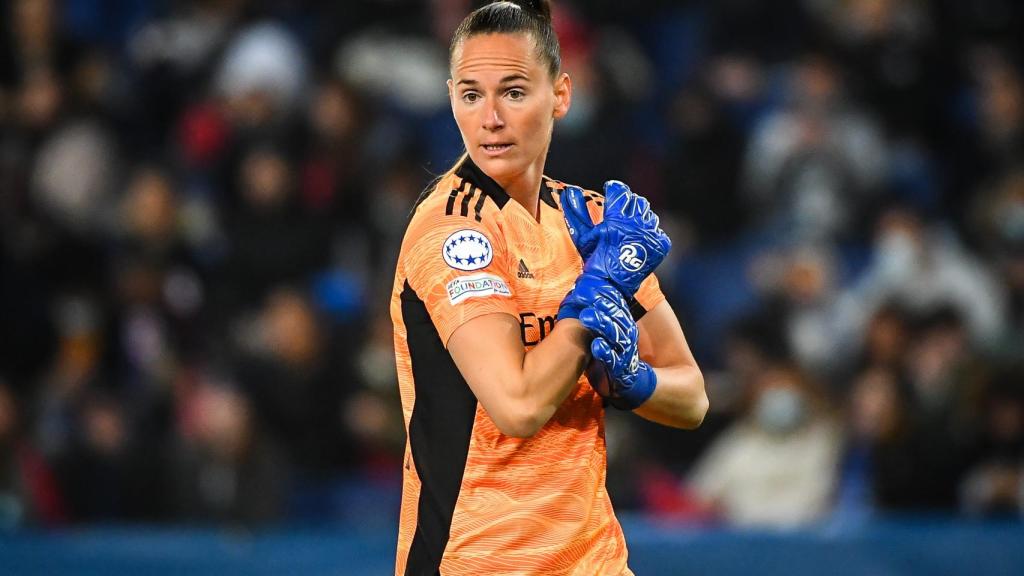 Méline Gérard, con el Real Madrid Femenino en la Women's Champions League