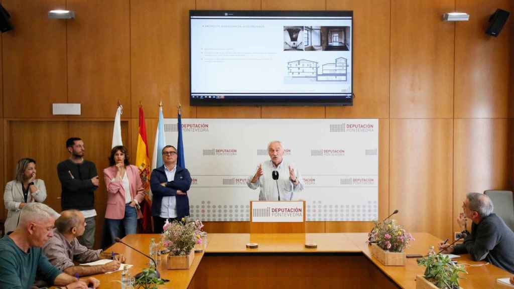 Presentación de las rehabilitaciones de los edificios centrales del Museo de Pontevedra y Santa Clara.