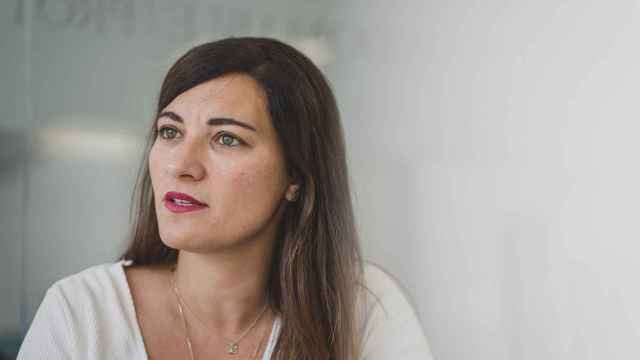 Elena Cabrera, country manager de Ryanair en España y Portugal, en la redacción de D+I - EL ESPAÑOL