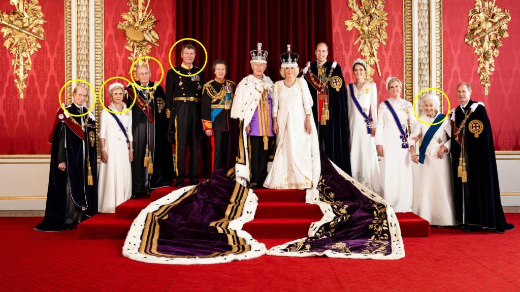 Retrato oficial de la coronación de Carlos III y Camila.