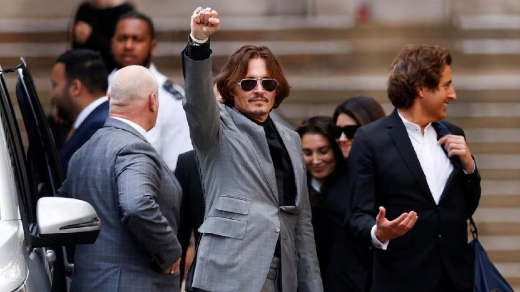 Johnny Depp durante el juicio.