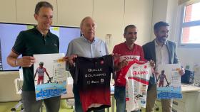 Presentación de la vuelta solidaria a Valladolid de Guillermo Prieto y Agustín Álvarez