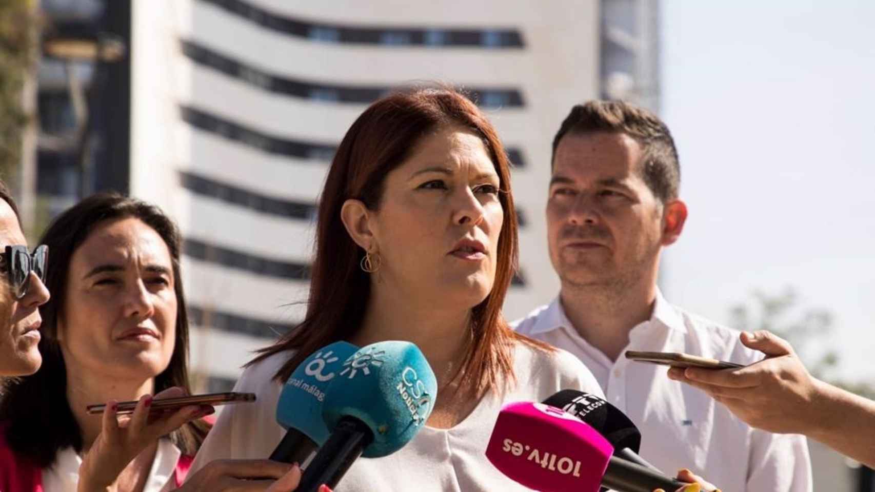 Noelia Losada, candidata de Ciudadanos a la Alcaldía de Málaga.