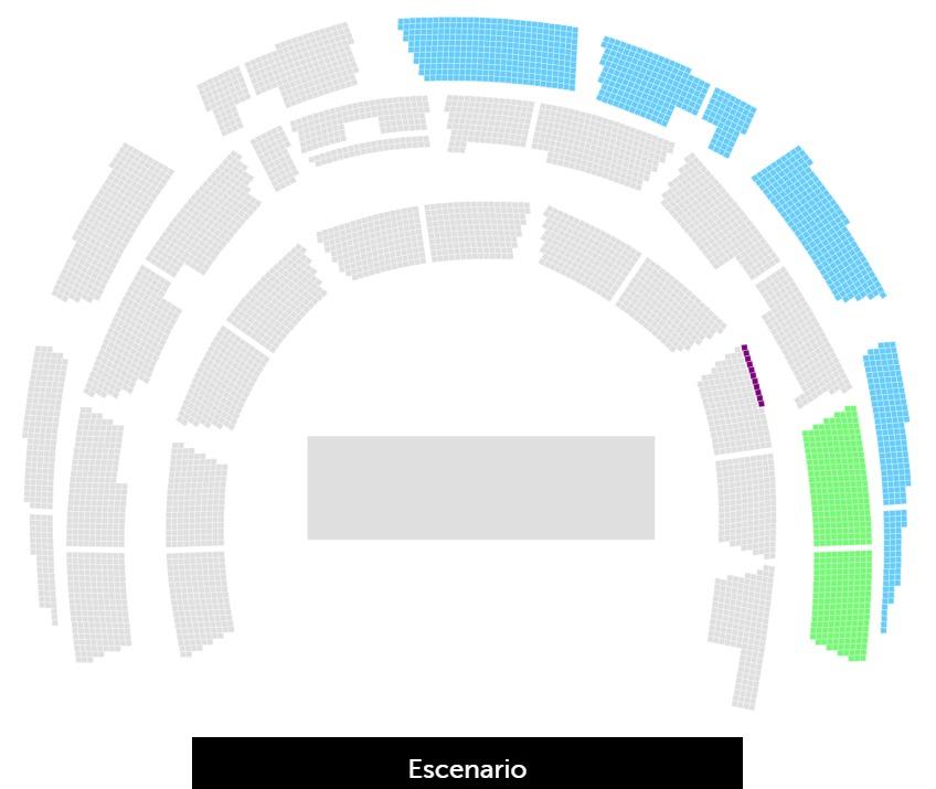 Así estaba la venta de entradas del concierto de Quevedo a las 13:30 horas.