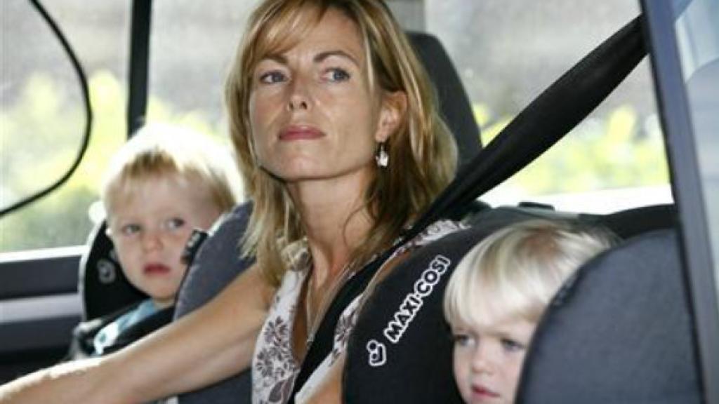 Kate McCann con Amelie y Sean, hace 16 años.