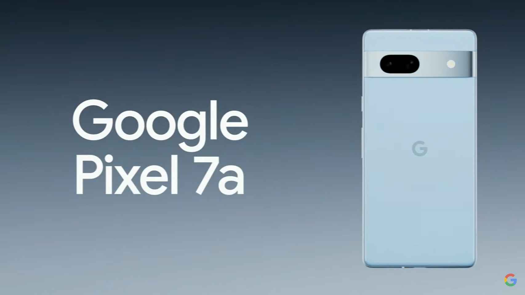 Google Pixel 7a.