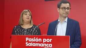José Luis Mateos y María García, candidatos socialistas