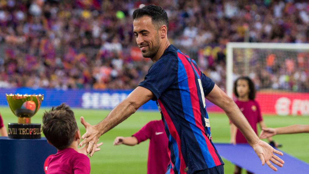 Sergio Busquets, en el último Trofeo Gamper