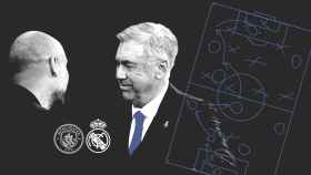 Ancelotti y Pep Guardiola, en un fotomontaje.