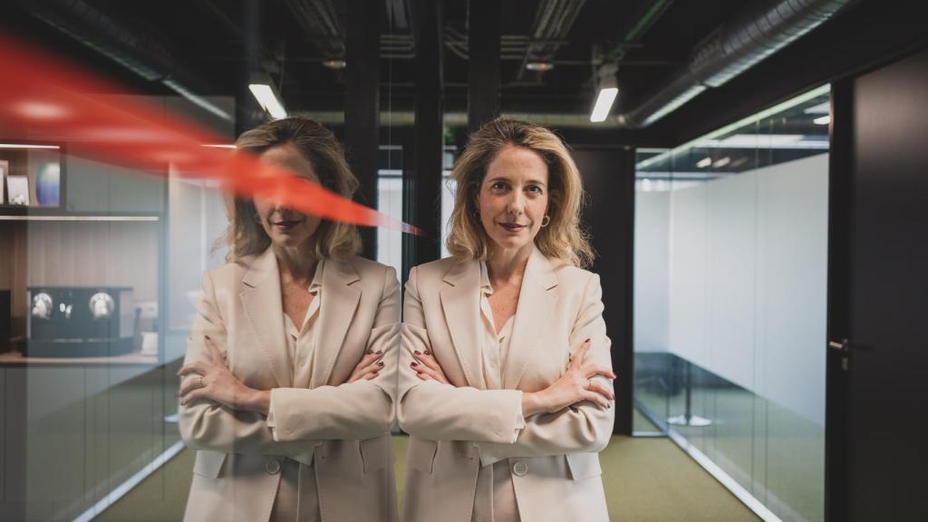 Patricia Ayuela, consejera delegada de Línea Directa, tras la entrevista con EL ESPAÑOL-Invertia.