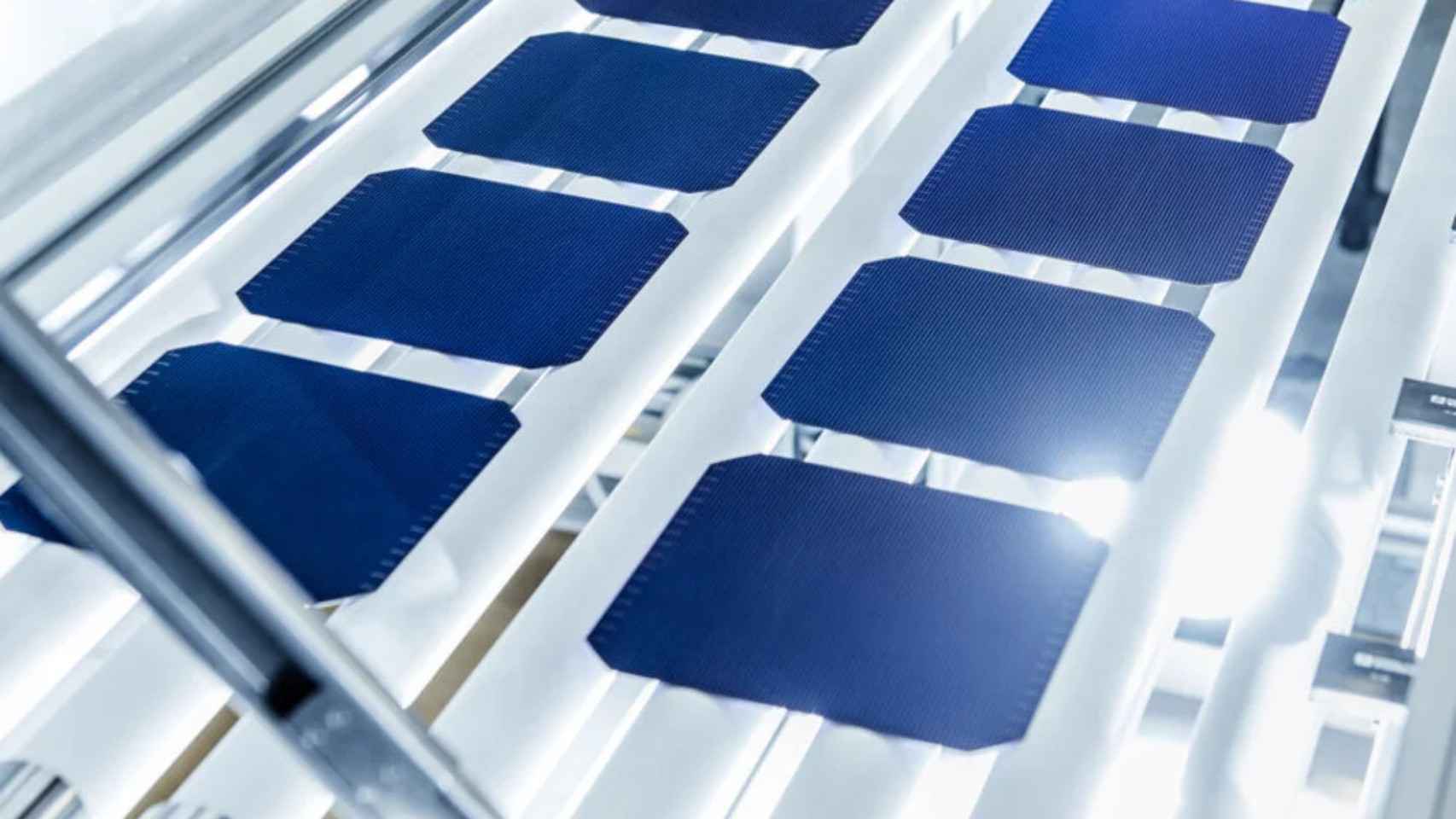 Células solares en la fábrica de Mayer Burger