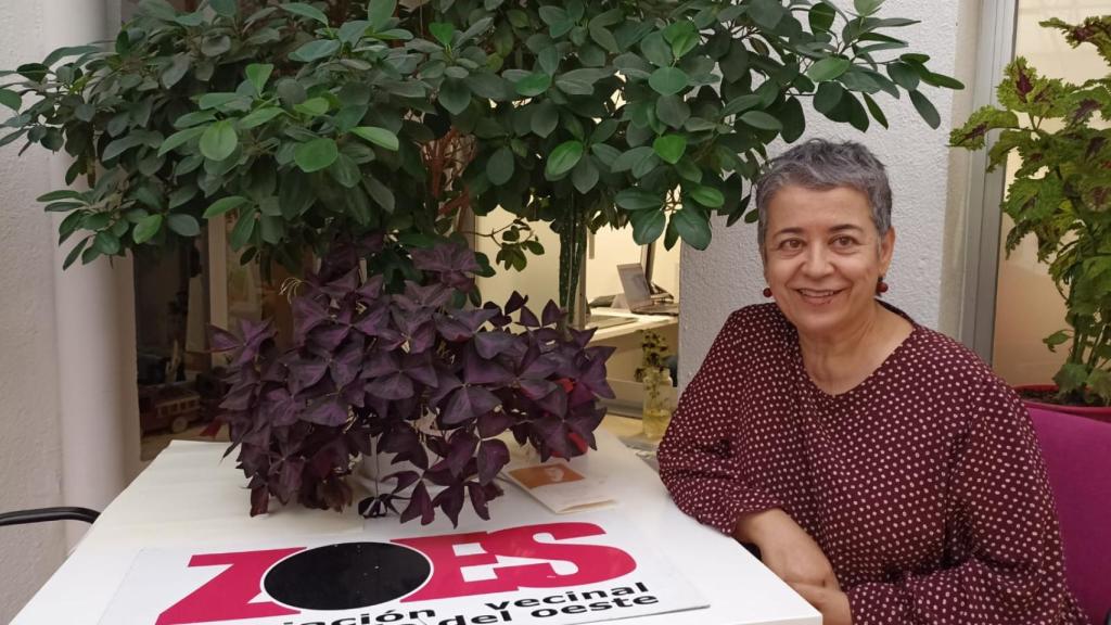 Inma Cid, presidenta de ZOES, la asociación vecinal del Barrio del Oeste de Salamanca