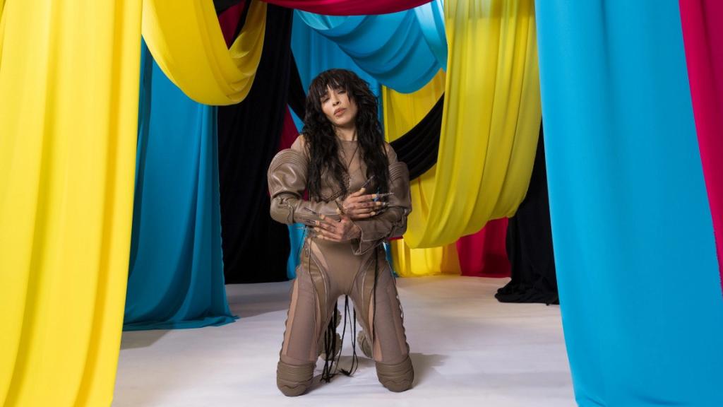 La sueca Loreen, ganadora de Eurovisión 2012, durante un ensayo previo a la final de Eurovisión 2023.