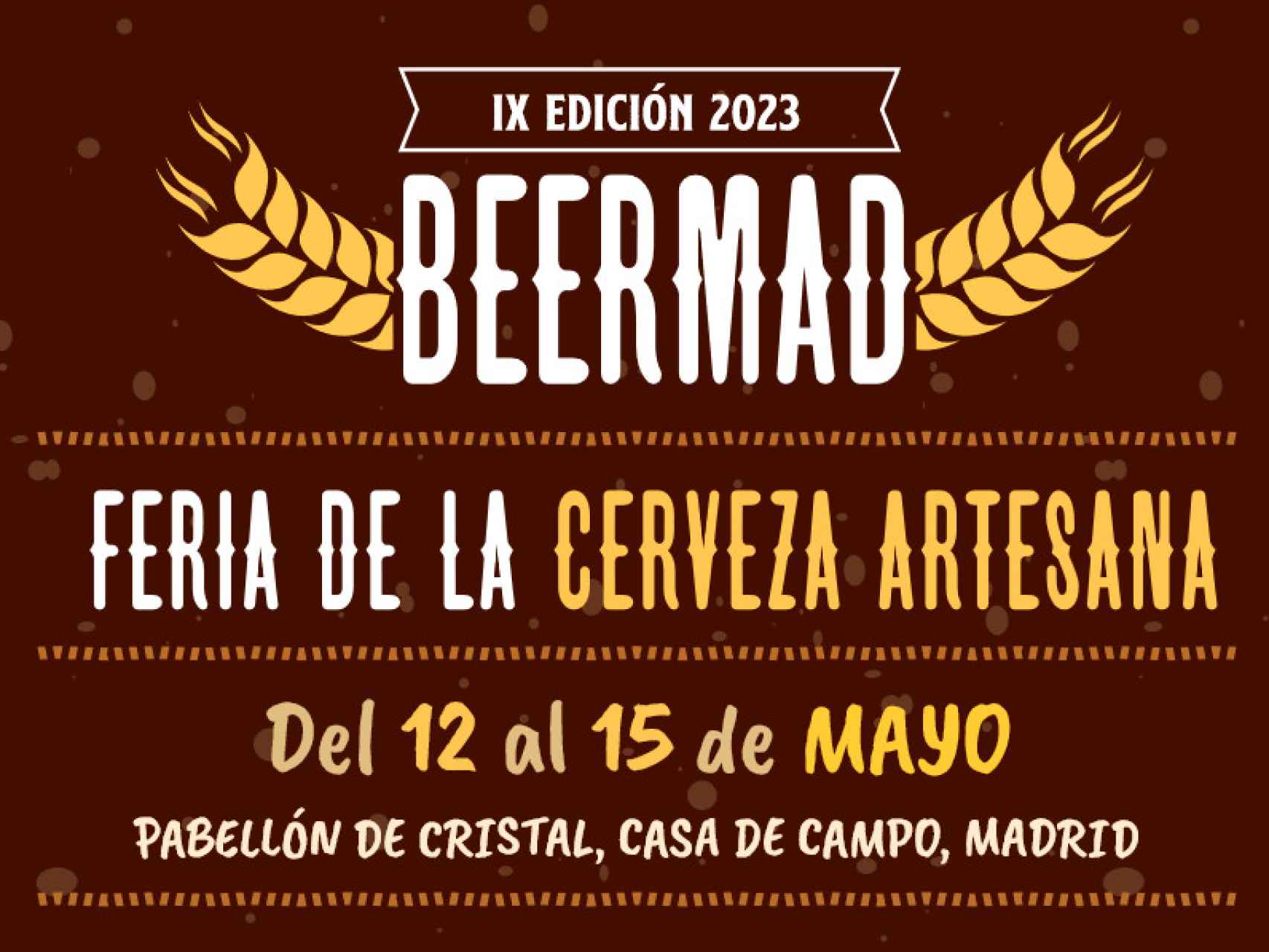 Cartel BeerMad 2023.