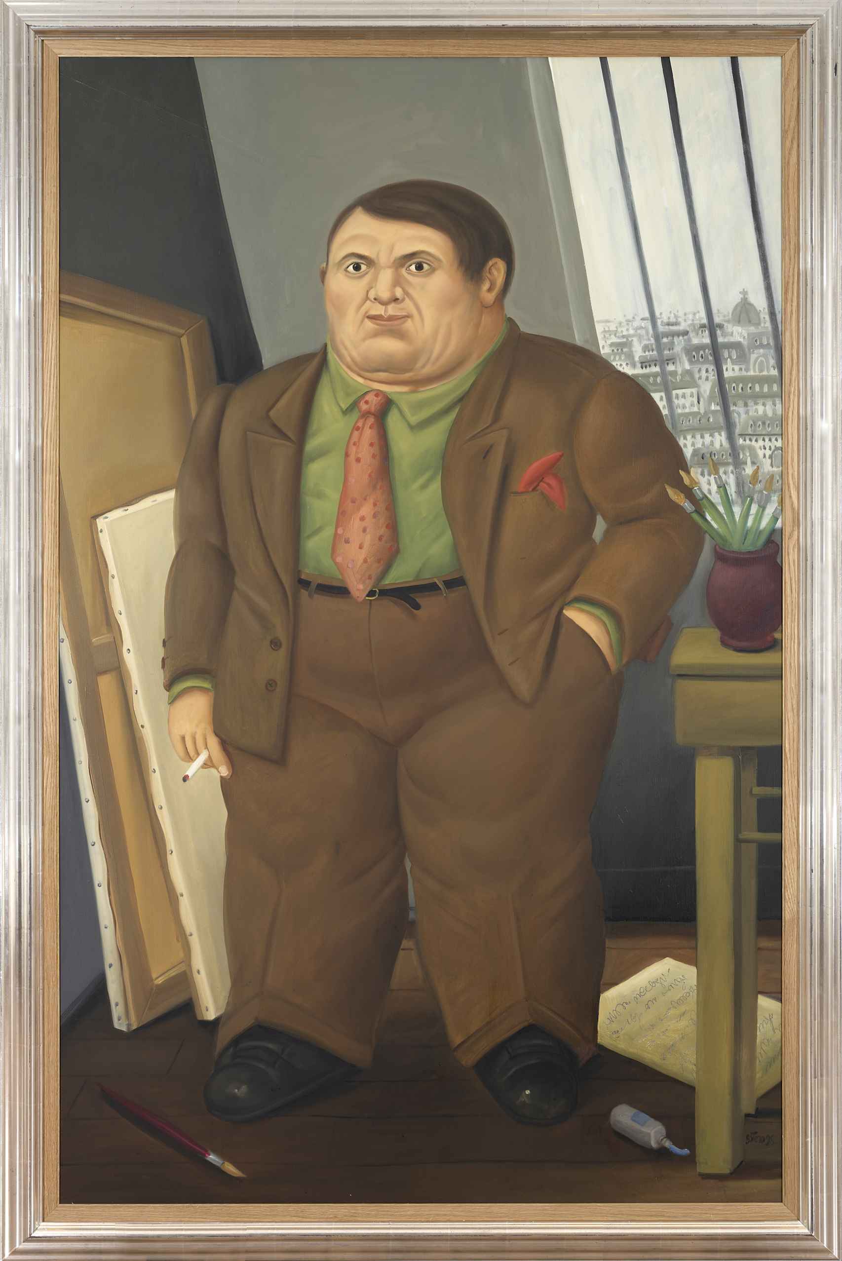 Retrato de Picasso, Botero (1998).