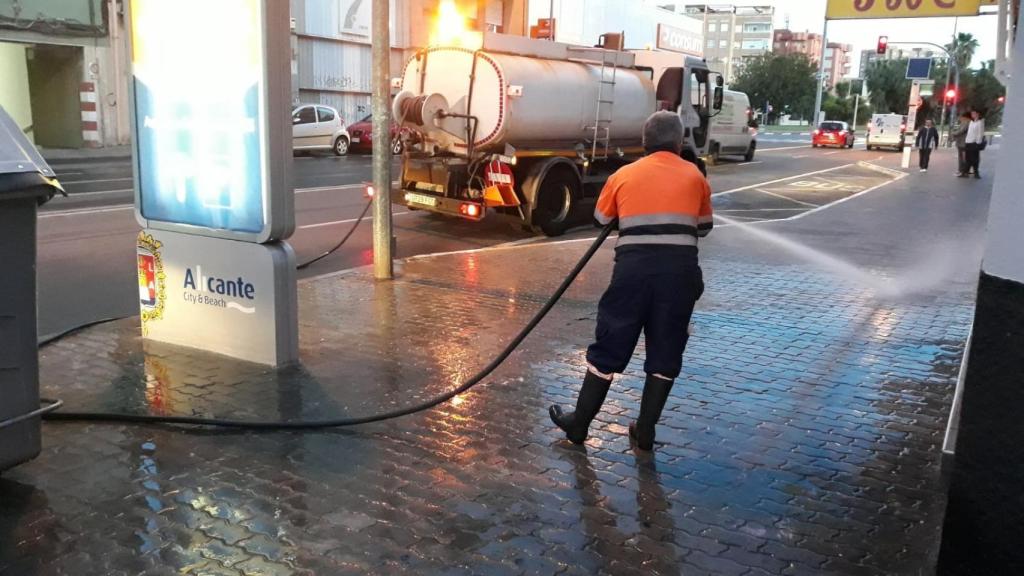 Baldeo en Los Ángeles, Alicante.