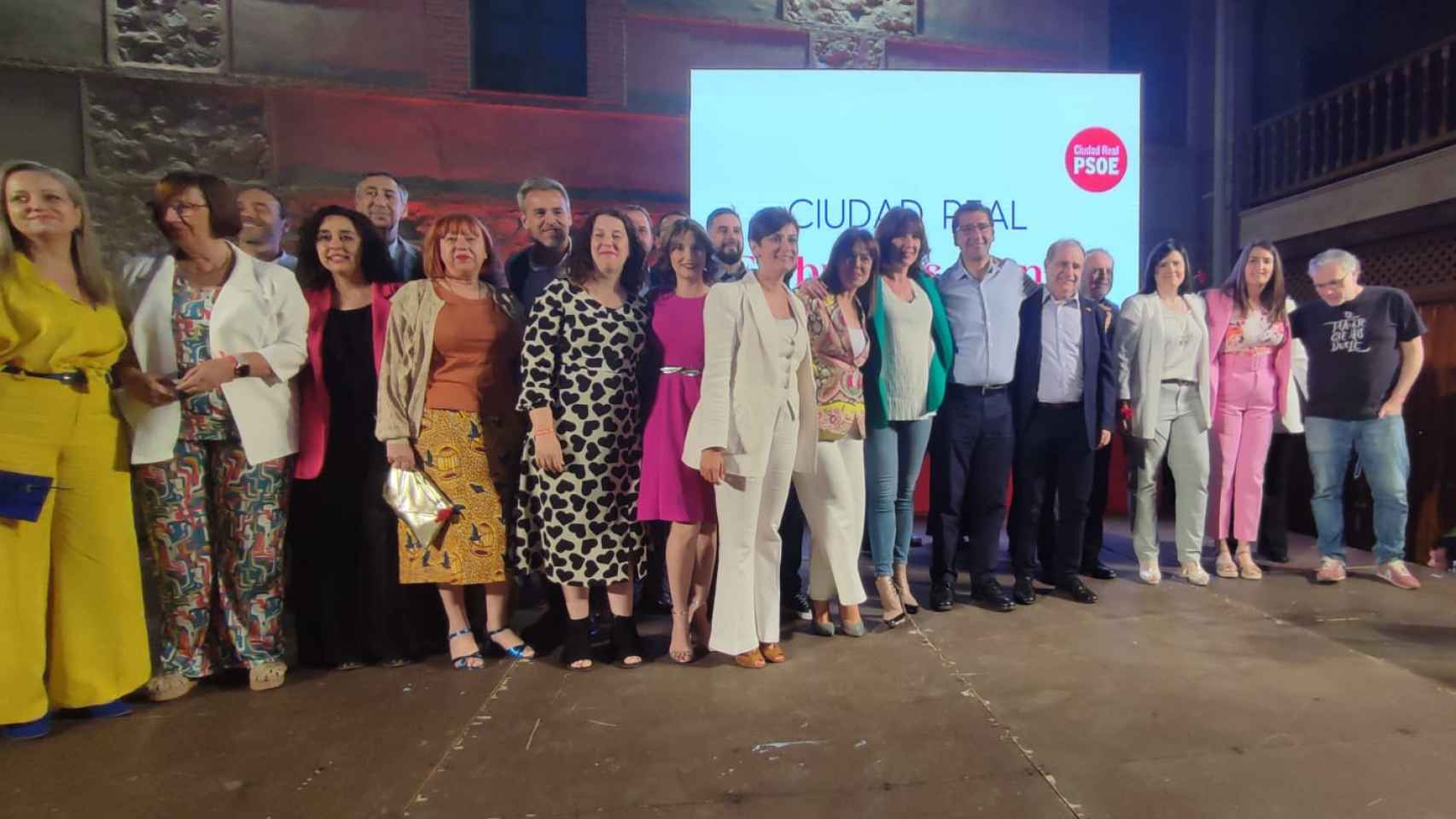 Presentación de la candidatura del PSOE a la Alcaldía de Ciudad Real. Foto: Twitter @isabelrguez.