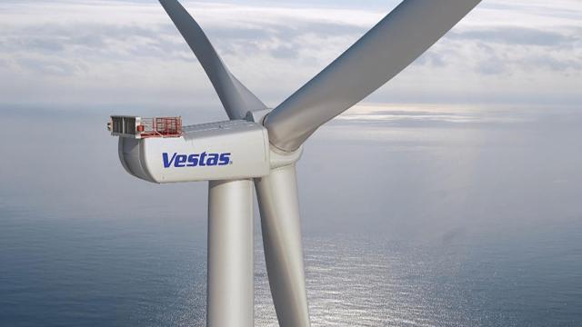 Aerogenerador eólico marino de Vestas