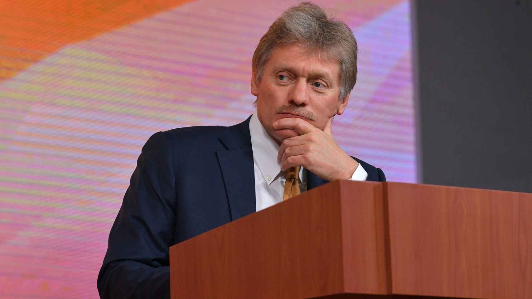 El portavoz de la Presidencia rusa, Dmitri Peskov, en una imagen de archivo.