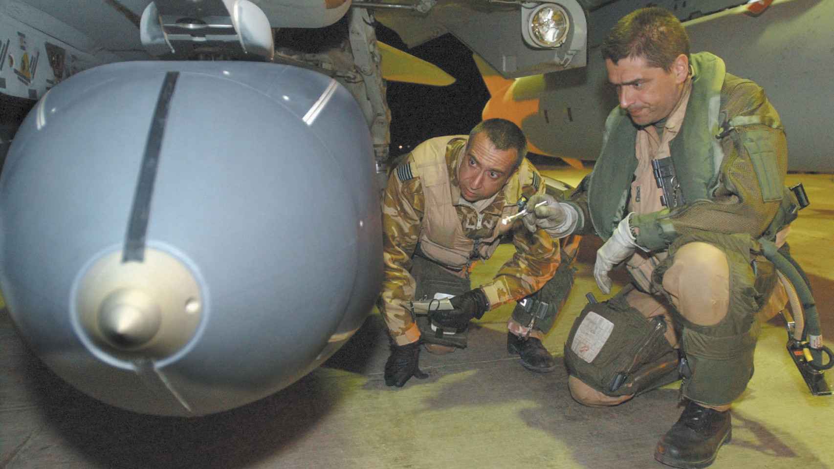 Storm Shadow en un caza Tornado GR4 durante la guerra de Irak