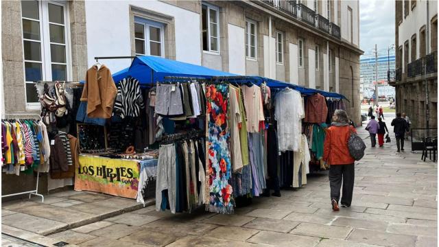 El puesto situado en el callejón Agar de A Coruña