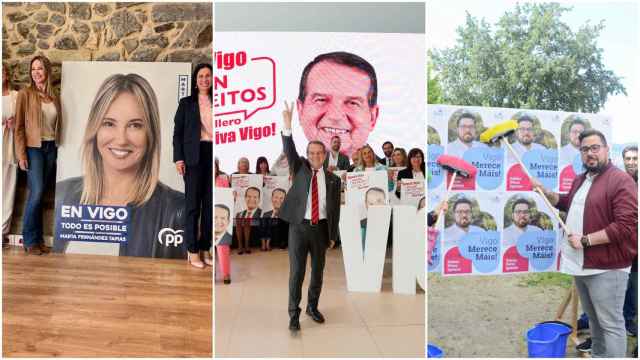 Inicio de la campaña en Vigo.