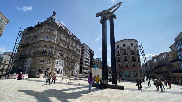 Imagen de la Puerta del Sol en Vigo