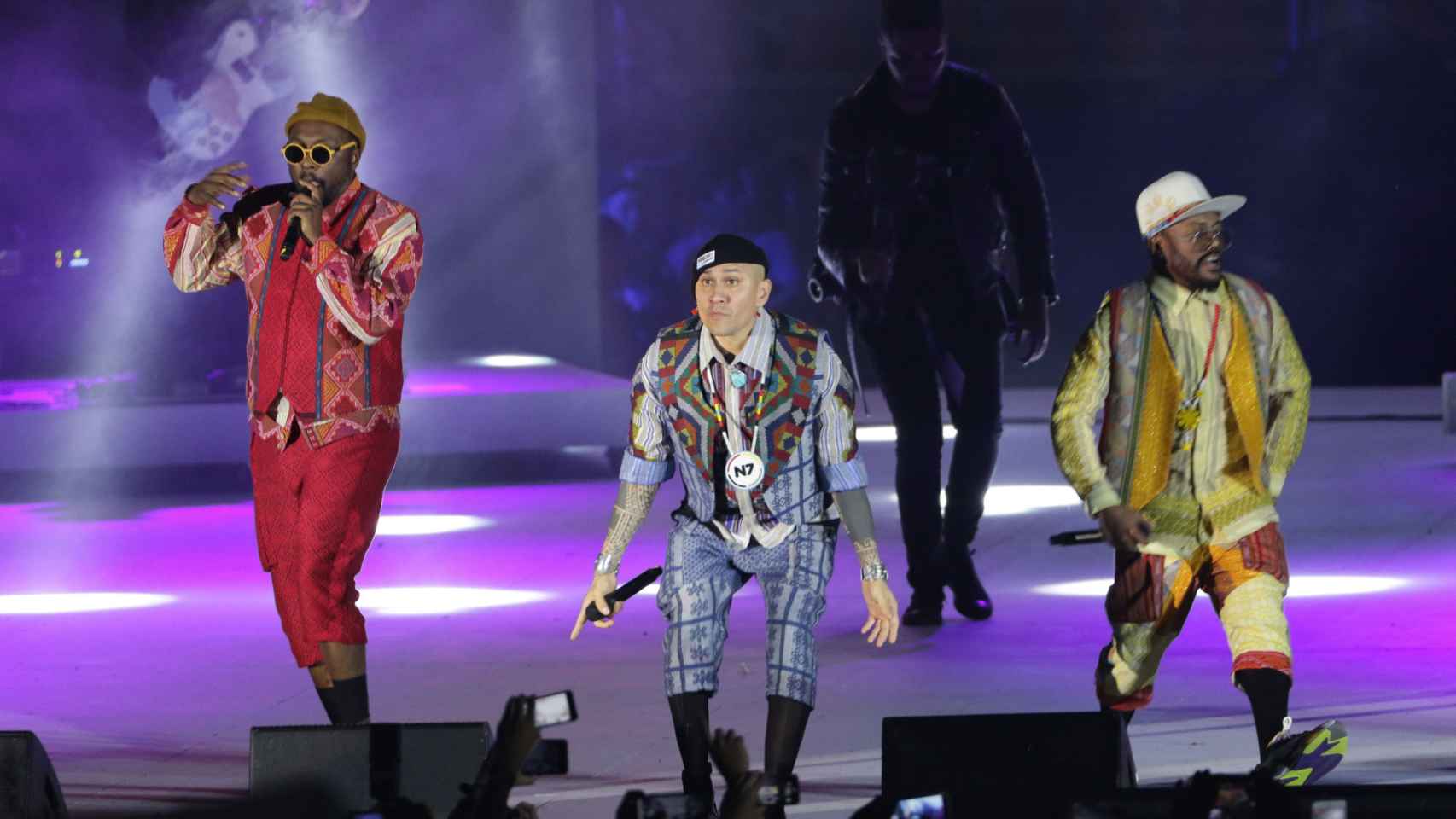 El grupo de hip-hop estadounidense en concierto